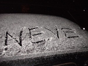 Neve em Ibiraiaras, RS (Foto: Cintia Furlani/RBS TV)
