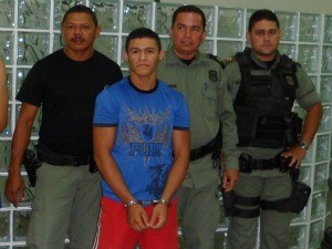 Suspeito foi preso em Maracanaú, na Grande Fortaleza (Foto: Richard Lopes/Arquivo Pessoal)