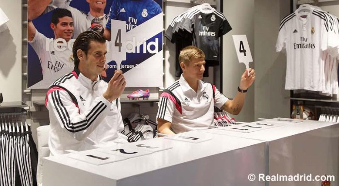 Bale e Kroos evento Real Madrid