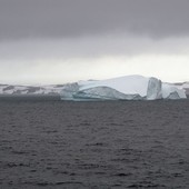 Temperatura alta gera mais bancos de gelo (Eduardo Carvalho/G1) Temperatura alta gera mais bancos de gelo (Eduardo Carvalho/G1)