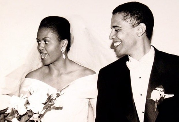 Fotos In Ditas Do Casamento De Michelle E Barack Obama Comprovam