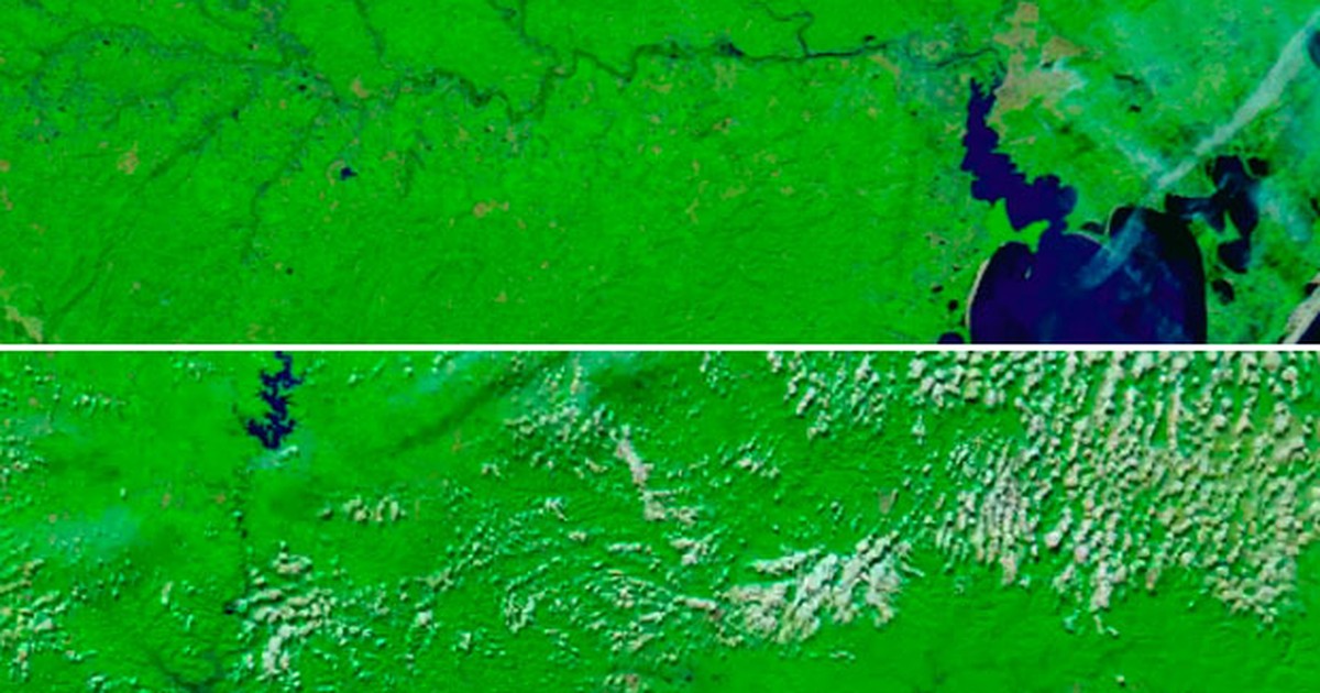 G1 Fotos De Satélite De Antes E Depois Da Chuva Mostram Cheia De Rios No Rs Notícias Em Rio 