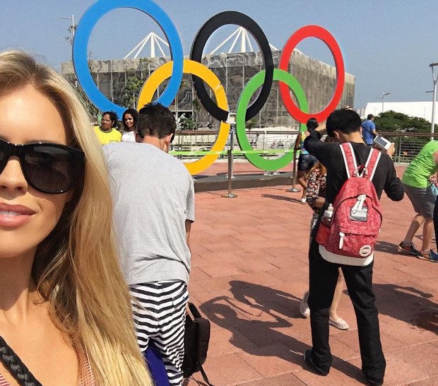 Kayla Rae Raid no Parque Olímpico da Rio 2016 (Foto: Reprodução/Instagram)