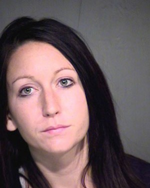 Ashley Marie Prenovost fez quebra-quebra após namorado se recusar a fazer sexo com ela (Foto: Divulgação/Maricopa County Sheriff's Office)
