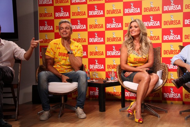 Otaviano Costa e Flávia Alessandra (Foto: Cleomir Tavares / DIvulgação)