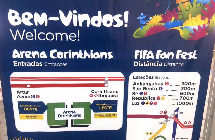 Corinthians x Botafogo terá Expresso da Copa: saiba como chegar na Arena