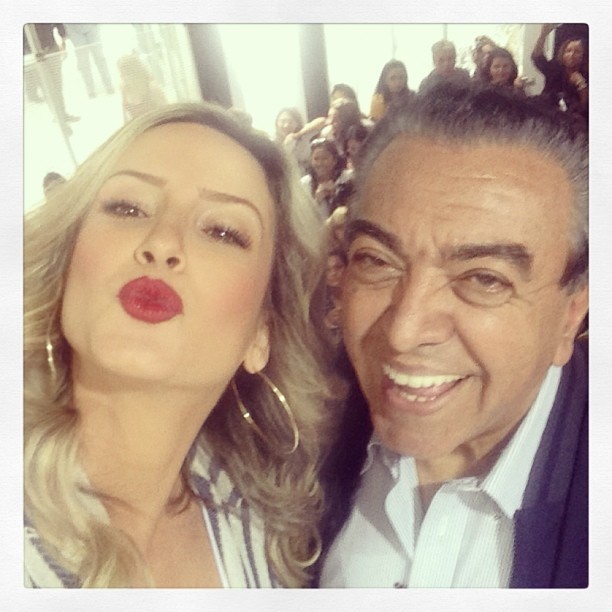 Claudia Leite e Maurício de Sousa (Foto: Instagram / Reprodução)