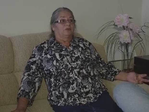 Maria Madalena Conceição Campos mora em Conchas (Foto: Reprodução TV TEM)