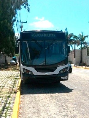Vítima do assaltado é motorista de ônibus da PM  (Foto: Marksuel Figueiredo/Inter TV Cabugi)
