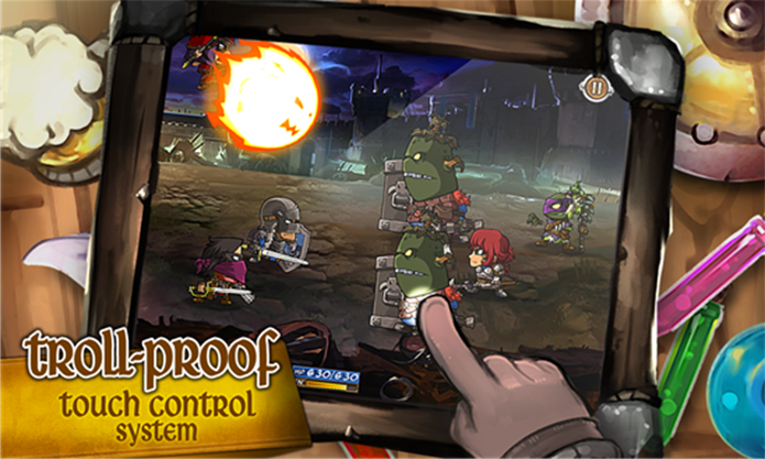 Battleloot Adventure é um jogo clássico RPG para Windows Phone com batalhe em turnos (Foto: Divulgação/Windows Phone Store)