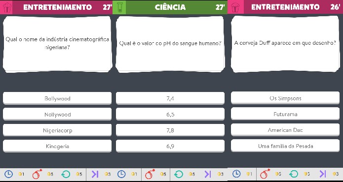 Perguntados: Escolha a opção certa em 30 segundos (Foto: Reprodução)