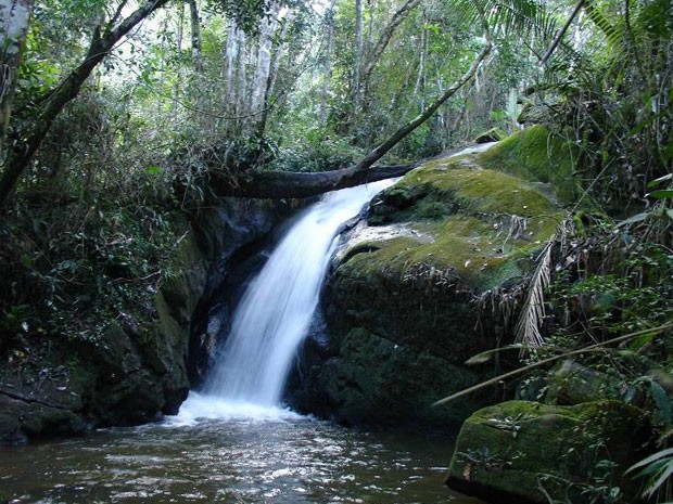 Cachoeira do Estreito poderá ser conhecida de perto durante a trilha (Foto: Divulgação/Prefeitura de Conceição do Castelo)