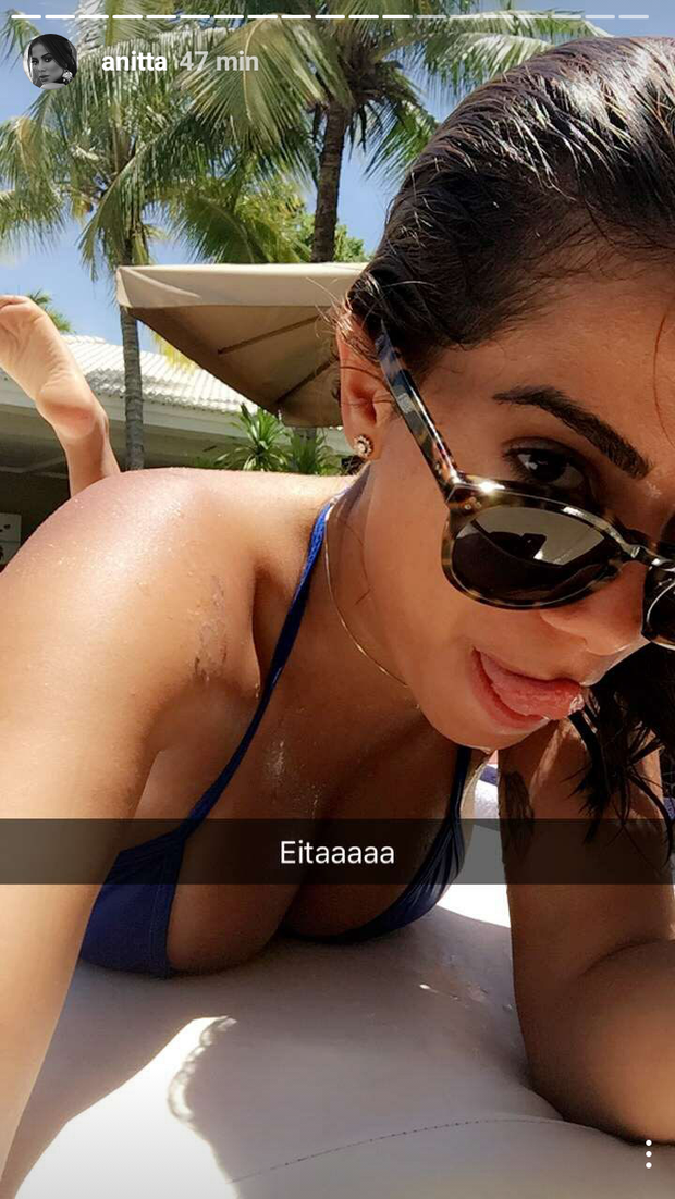 Anitta (Foto: Snapchat / Reprodução)