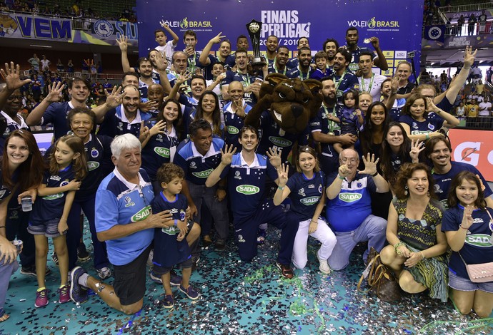 Cruzeiro campeão superliga amsculina vôlei (Foto: Douglas Magno / DM Press / SADA Cruzeiro)