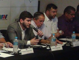Fórum do Futebol Alagoano 2016 (Foto: Denison Roma / GloboEsporte.com)