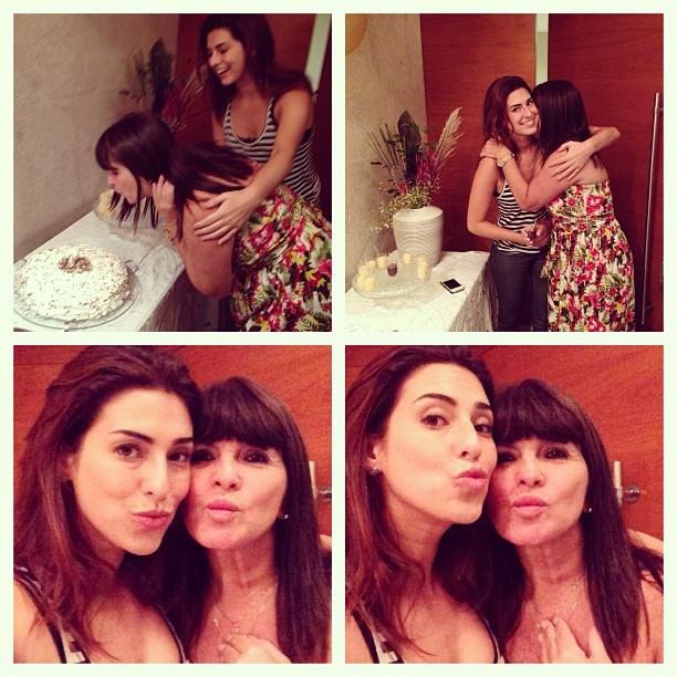 Fernanda Paes Leme com a mãe (Foto: Reprodução/ Instagram)