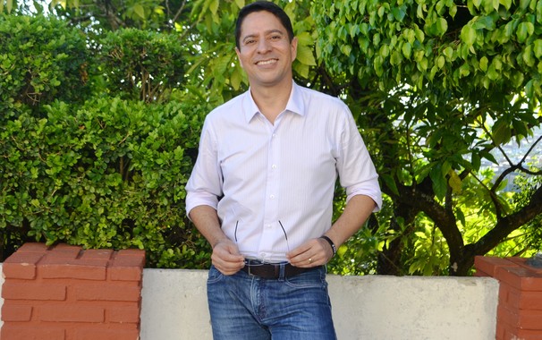 Ricardo Marques passou a apresentar o SETV 1ª Edição há quase um ano (Foto: Elson Mota / TV Sergipe)
