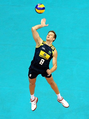 vôlei Murilo Brasil x Polônia (Foto: Alexandre Arruda / CBV)