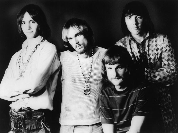 Em imagem de 9 de abril de 1969, os integrantes do banda de rock psicodélico Iron Butterfly: (da esq. para a dir.) Erik Brann, Ron Bushy, Lee Dorman e Doug Ingle  (Foto: Bettmann/Corbis/AP)