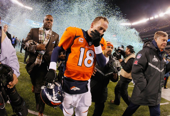 peyton manning Denver Broncos x Seattle Seahawks super bowl (Foto: Getty Images)