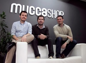 Da esquerda para Direita: Carlos Fertonani, Luis Fertonani e Sandro Baumann Sócios do MuccaShop (Foto: Divulgação)