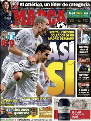 Jornal Marca Cristiano Ronaldo (Foto: Reprodução / Marca)