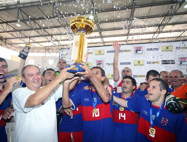 Alecrim é campeão da Taça Brasil de Futsal, em Assú (Foto: Zerosa Filho/CBFS/Divulgação)