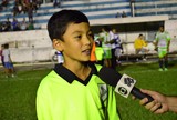 Ao lado de Viola, joia de 10 anos do Corinthians se destaca em jogo festivo