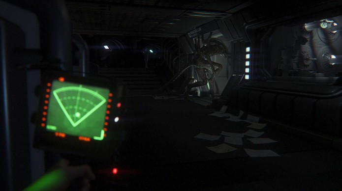Em Alien: Isolation, a proposta é ser a presa. Um encontro frontal com o Xenomorph e é fim de jogo (Foto: Divulgação/Creative Assembly)
