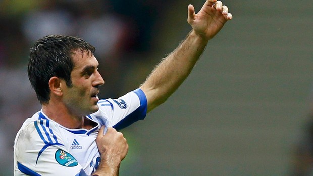 karagounis grécia gol rússia eurocopa 2012 (Foto: Agência Reuters)