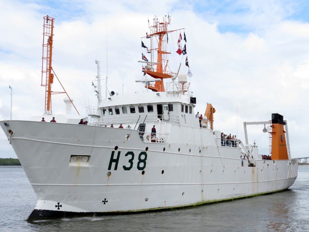 Cruzeiro do Sul está em Natal e ficará aberto à vistação pública (Foto: Acervo/Comando do 3º Distrito Naval)