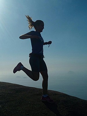 Bianca Salgueiro corre por pontos turísticos do Rio (Foto: Arquivo Pessoal)