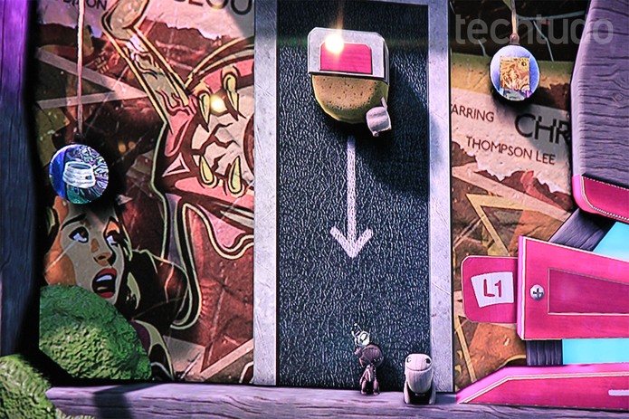 Little Big Planet 3 oferece a possibilidade do multiplayer com até 4 jogadores (Foto: Isadora Díaz/ TechTudo)