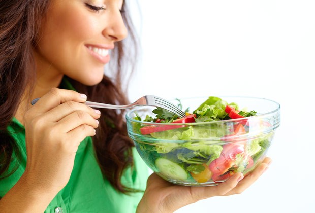 No cardápio, a salada de folhas é liberada (Foto: Shutterstock)