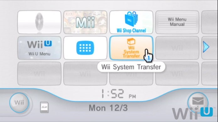 Baixe o Wii System Transfer no Wii U (Foto: Nintendo)