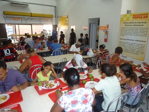 Restaurantes populares oferecem comida a R$1 em São Luís (Foto: Divulgação)