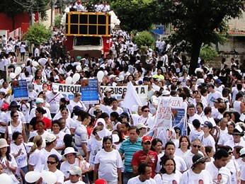 Caminhada da Paz (Foto: Divulgação/Secom-MT)