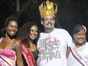 Corte do Rei Momo participa do Pré-Carnaval de Araras (Foto: Divulgação/Secom)
