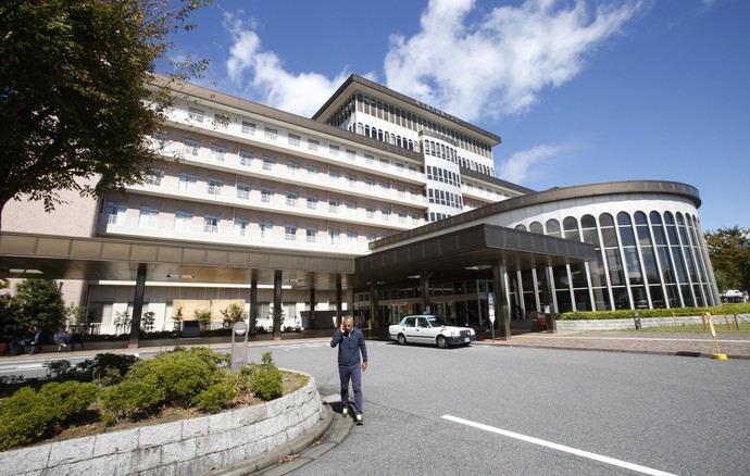 Hospital Geral de Mie, no Japão, onde Jules Bianchi está internado (Foto: AP)
