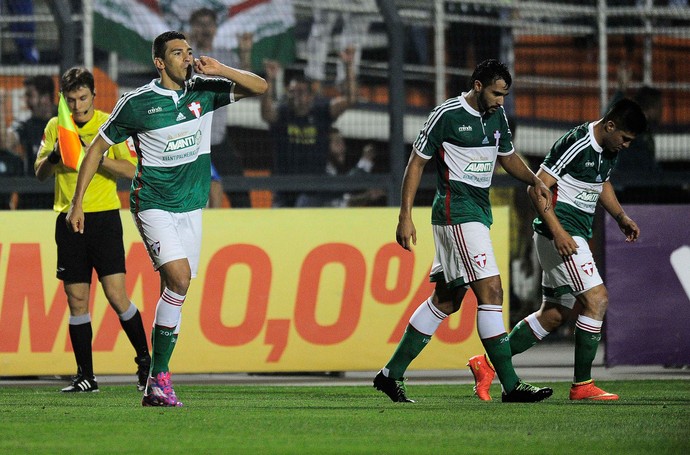 Lucio gol Palmeiras (Foto: Marcos Ribolli)