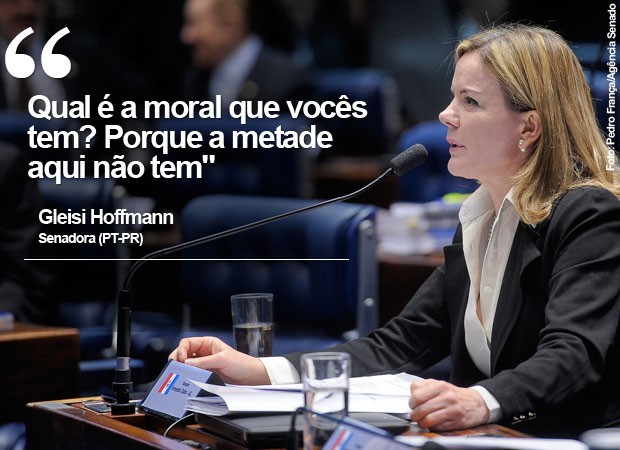 bate-boca senado Glesi (Foto: Agência Senado) bate-boca senado Glesi (Foto: Agência Senado)