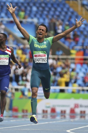 Daniel Martins campeão paralímpico 400m T20 atletismo rio 2016 (Foto: Reuters) Daniel Martins campeão paralímpico 400m T20 atletismo rio 2016 (Foto: Reuters)