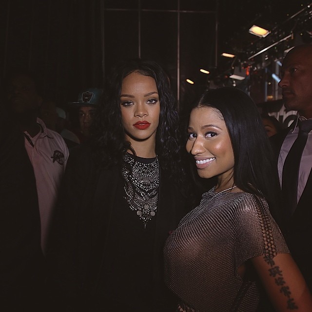 RIhanna e Nicki MInaj (Foto: Reprodução/Instagram)