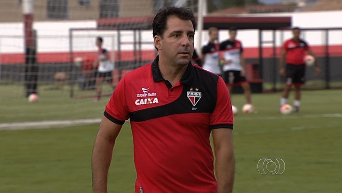 Marcelo Martelotte, técnico do Atlético-GO (Foto: Reprodução/TV Anhanguera)
