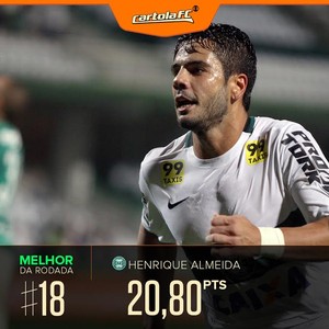 Henrique Almeida maior pontuador rodada#18 (Foto: Infoesporte)