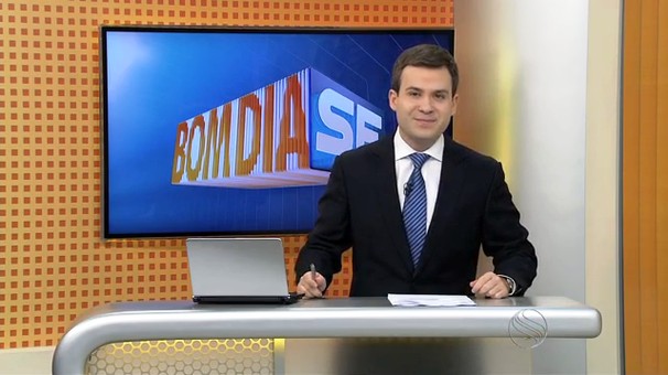 Lyderwan Santos, apresentador do Bom Dia Sergipe. (Foto: Divulgação / TV Sergipe)