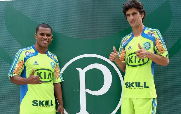 Fernandinho e Mazinho reforços do Palmeiras (Foto: Cesar Greco / Agência Estado)