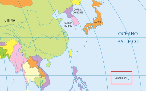 Guam, território americano no Parífico. EUA instalará sistema antimísseis na ilha após novas ameaças da Coreia do Norte (Foto: ÉPOCA)