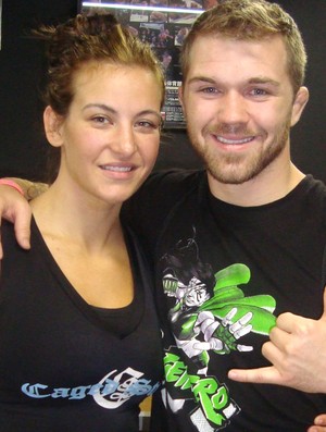 Bryan Caraway e Miesha Tate, MMA (Foto: Ivan Raupp / Globoesporte.com)