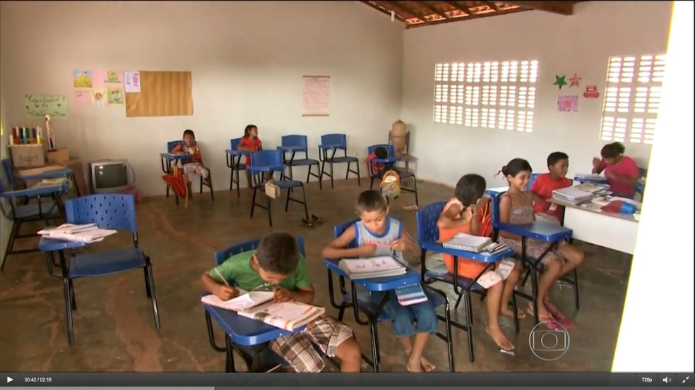 Alunos de escolas municipais de Bom Jardim (MA) não tinham merenda (Foto: Reprodução)